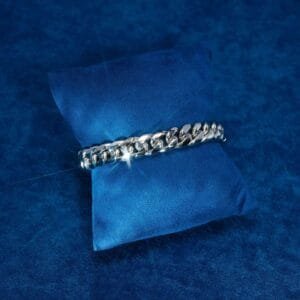 Juicx 10MM Cuban Link Bracelet 14K White Gold