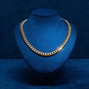Juicx 10MM Cuban Link Chain 14K Yellow Gold