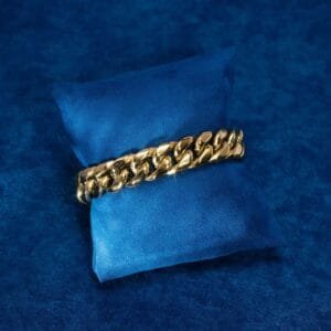 Juicx 14MM Cuban Link Bracelet 14K Yellow Gold