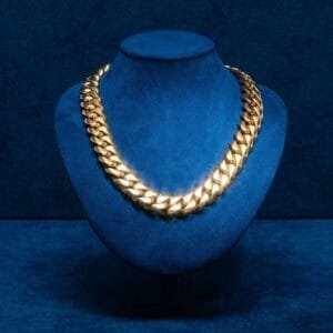 Juicx 18MM Cuban Link Chain 14K Yellow Gold
