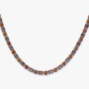 Juicx 5MM Brown Moissanite Tennis Chain