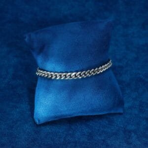 Juicx 6MM Cuban Link Bracelet 14K White Gold