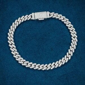 Juicx 6MM Moissanite Miami Cuban Link Bracelet 14K Gold