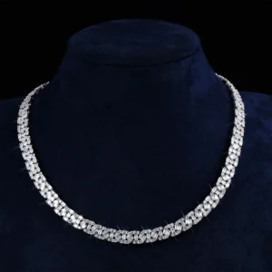 Juicx 8MM VVS Baguette Mariner Link Chain 14K Gold