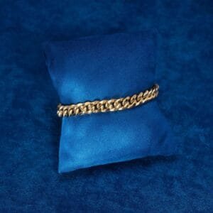 Juicx 8MM Cuban Link Bracelet 14K Yellow Gold