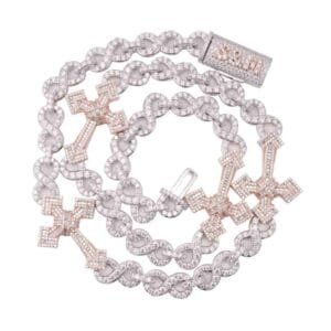Juicx CUSTOM CLASP 15MM Infinity Link Cross Chain