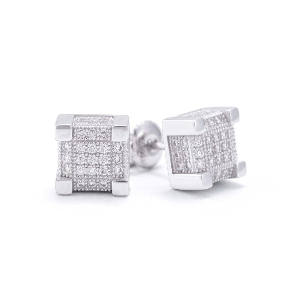 Juicx Giant Prong Moissanite Earrings 14K Gold