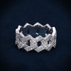 Juicx VVS Cuban Link Ring 14K Gold
