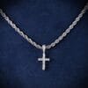 Juicx VVS Micro Cross Pendant 14K Gold
