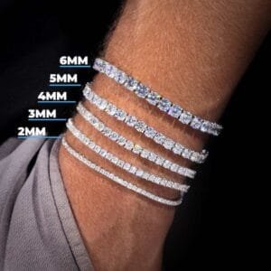 Juicx Moissanite Tennis Bracelet 14K Gold (ALL SIZES)