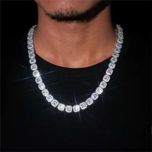 Juicx Clustered Tennis Chain 14K Gold