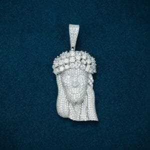 Juicx Moissanite Jesus Pendant 14K Gold