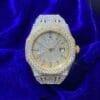 Juicx Bust Down Moissanite Watch | 44MM | 14K Yellow Gold | Iced Out